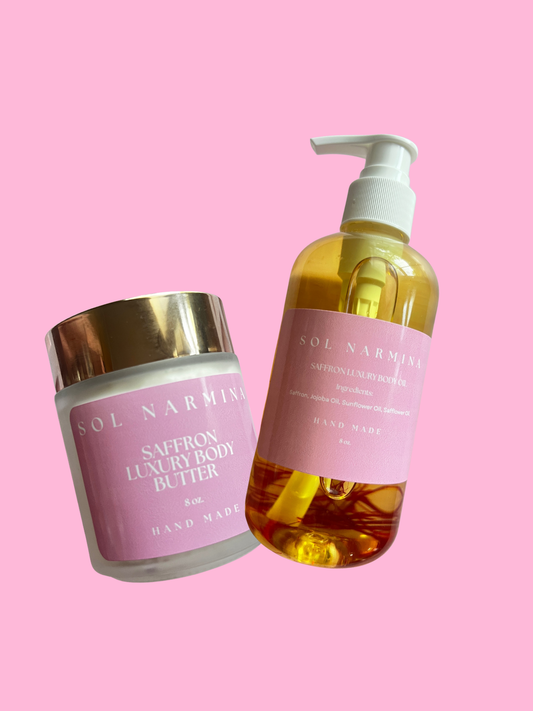 Saffron Luxury Bodycare Set