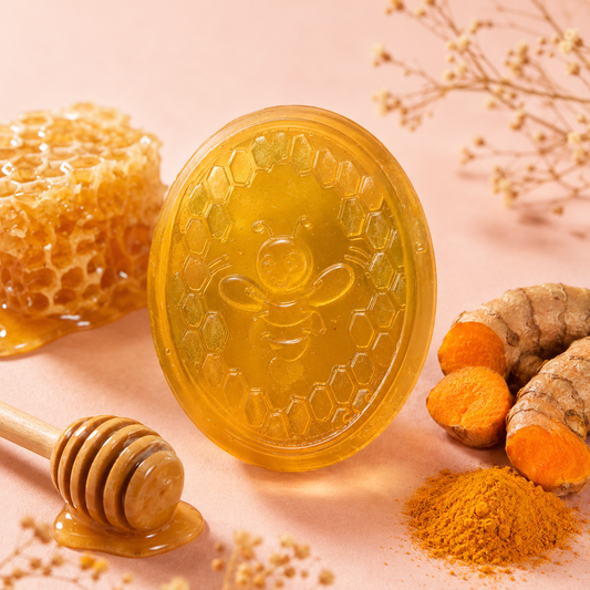 Sol Narmina Honey Turmeric Facial Soap Bar with honey and turmeric