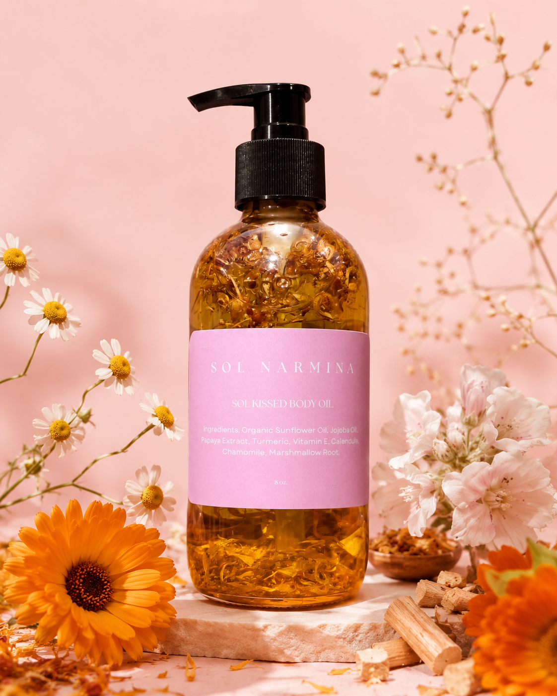 Sol Narmina Sol Kissed Body Oil golden product photo